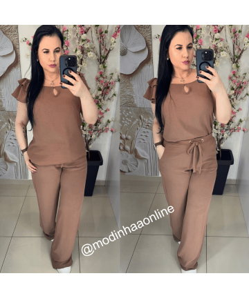 Conjunto Alice Marrom Conjunto Alice Marrom