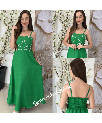 Vestido Antonella Verde Vestido Antonella Verde