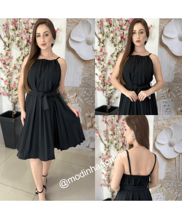 Vestido Leticia Preto