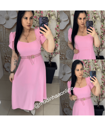 Vestido Jaqueline Rosa